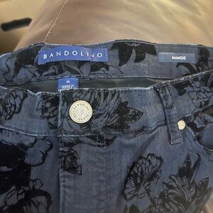 Bandolino Mandie Dark Floral Jeans